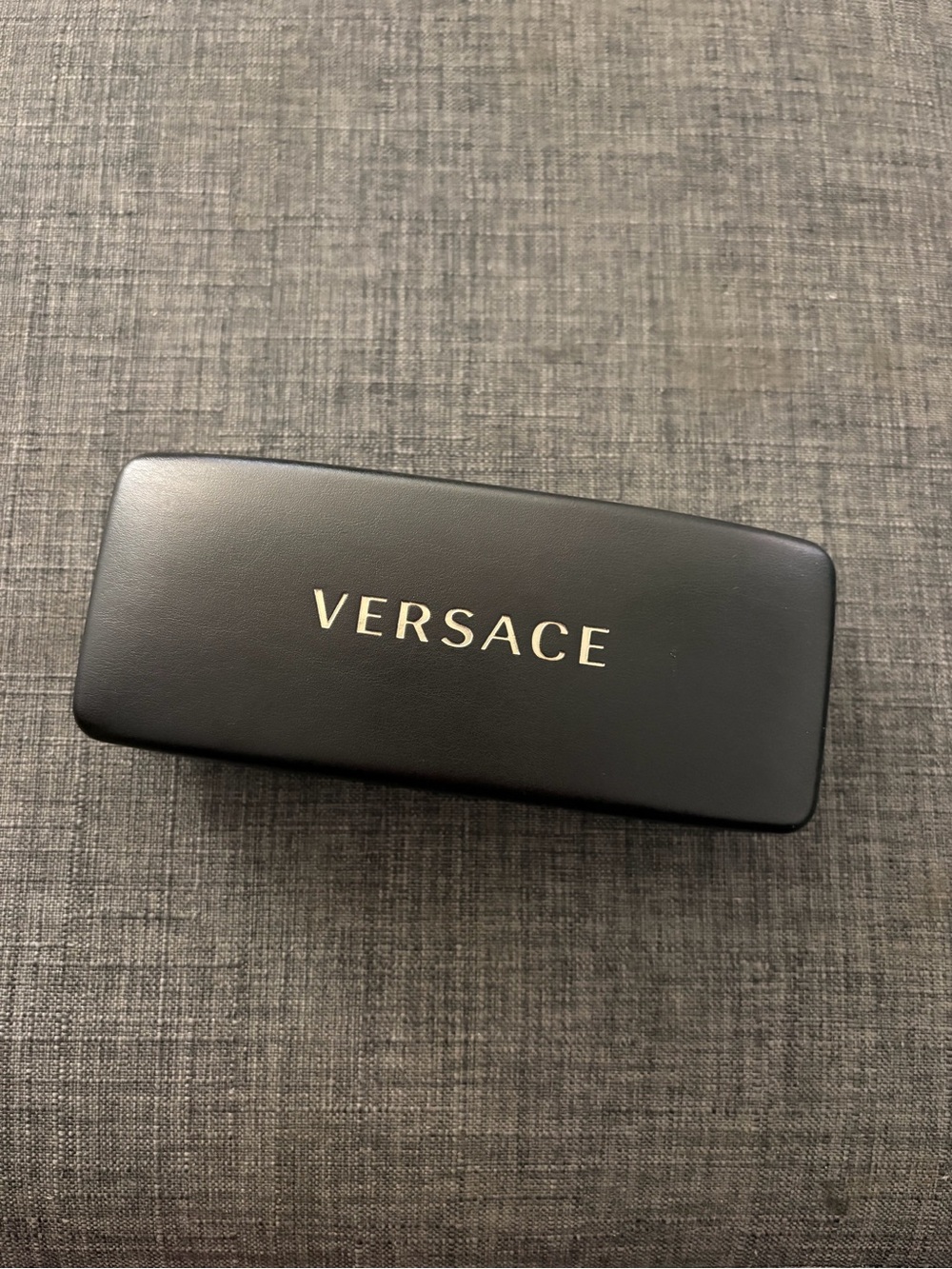 Versace Black Sunglasses Case with Gold Logo - Men’s or Women’s Accessory